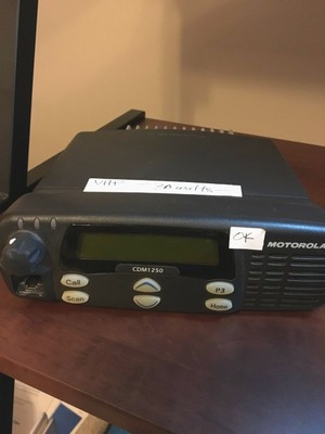 Motorola CDM1250 VHF 136-174 MHz 64 Ch 30 Watt Mobile Radio(s)