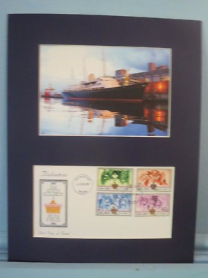 The Royal Yacht Britannia & First Day Cover of Queen Elizabeth's Silver Jubilee