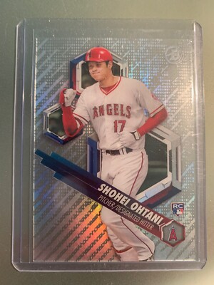 2018 Bowman High Tek - Shohei Ohtani (RC) - Pattern 2 Diagonal Lines #RHT-SO