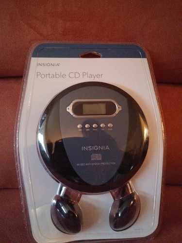 Insignia Portable CD Player Skip Protection CD-R CD-RW NEW SEALED Ships FREE!
