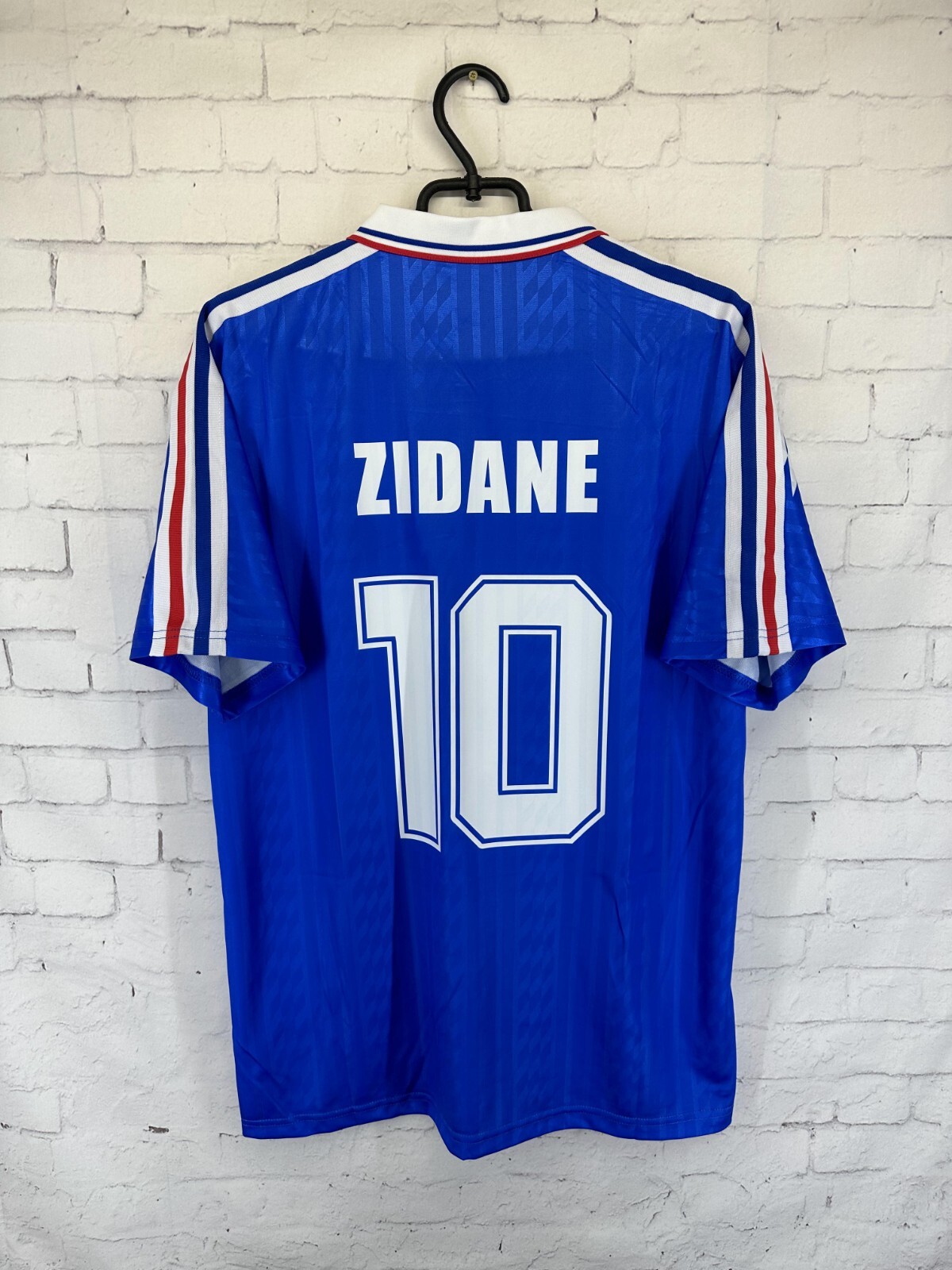 ウェア #10 ZIDANE France 1996 Soccer Uniform NWT ZIDANE 10 L FRANCE NATIONAL TEAM 1996 Maillot Home