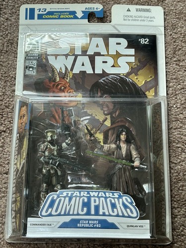 Star Wars Comic Pack Commander Faie & Quinlan Vos Hasbro 2008