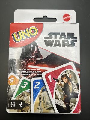 Mattel Games UNO Star Wars Card Game for Kids & Family with Themed Deck GPP00