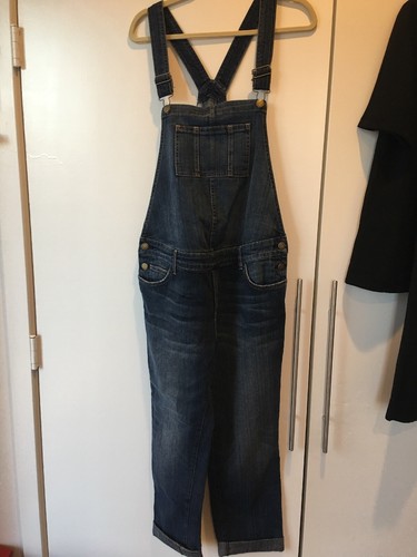 Hatch Collection The Easy Denim Overalls Maternity Size 1 Small