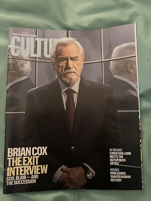 NEW Brian Cox Succession Interview The Sunday Times Culture Magazine