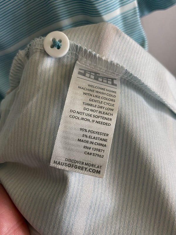 Matte Gray Heritage Golf Club POLO SHIRT Large L
