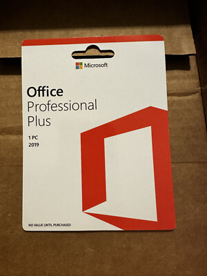 Office Pro Plus 2019 1 pc Sealed New Lifetime
