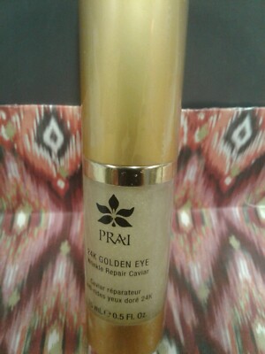 Prai 24k Gold Caviar Wrinkle Repair Serum .5oz New sealed 