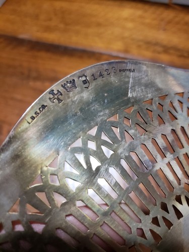 Vintage silver plate  Sheffield LBS Co. Boston 1423