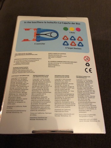 Wonder Workshop Dash Launcher Accessory (New in Sealed Packaging)