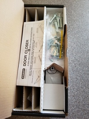 Stanley New in box door closer D-3551 AL finish