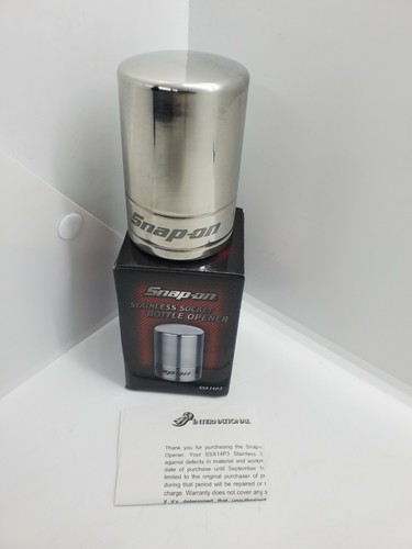 Snap-On Tools Stainless Socket Bottle Opener Novelty Item SSX14P3 New