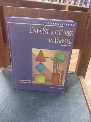 Fundamentals Of Data Structures In Pascal Ed Horowitz Sahni 1990 HC 