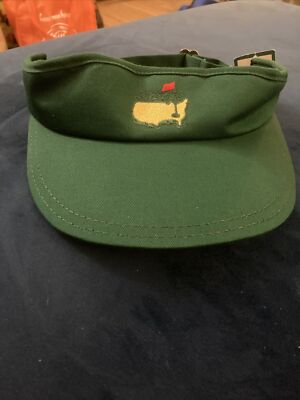 Vintage Masters Green Visor Hat American Needle Made in USA Augusta National
