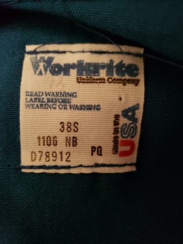 Vtg 60s 70s SUNOCO Uniform Overalls Coveralls Union Made Deadstock Racing 38S