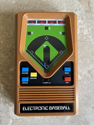 Handheld Electronic Baseball Game 2018 by Basic Fun for Mattel Tested & Working