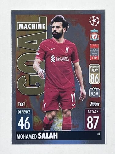 Mohamed Salah 2021-22 Topps Match Attax UCL Goal Machine Mohamed Salah 2021-22 Topps Match Attax UCL Goal Machine