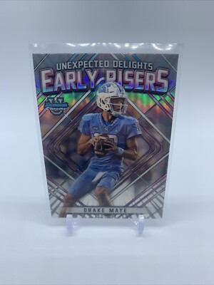 Drake Maye 2023 Bowman U Chrome Early Risers Refractor RC UNC