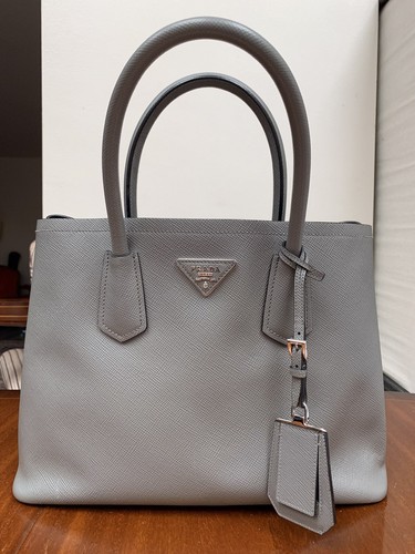 Prada Lux Medium Saffiano Leather Tote Bag