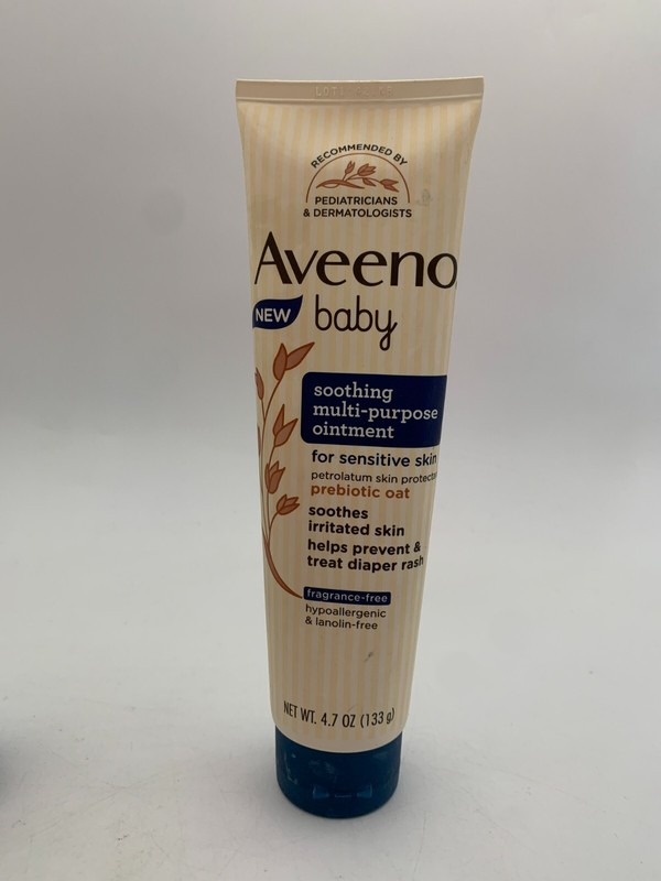 Aveeno Baby Soothing Multipurpose Prebiotic Oat Diaper Rash Ointment 4.7 Oz
