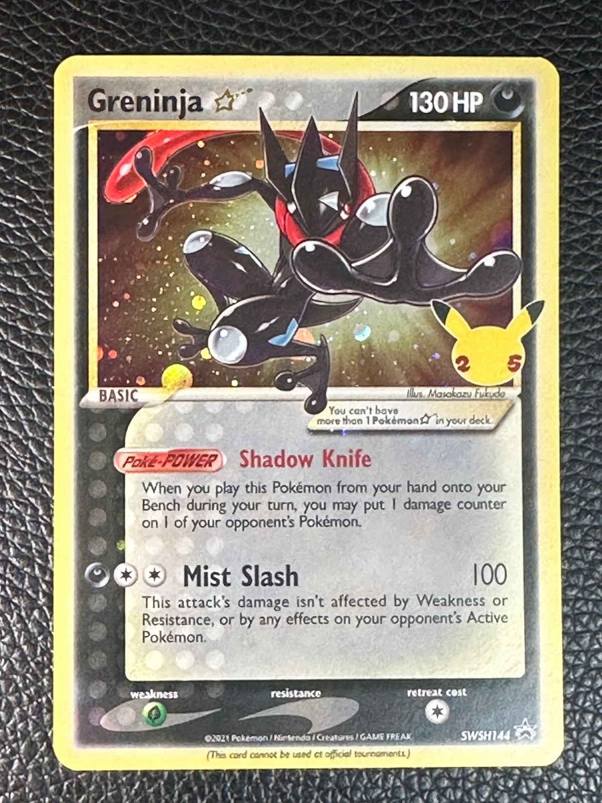 2021 Pokemon Swish Black Star Promo #SWSH144 Greninja #2