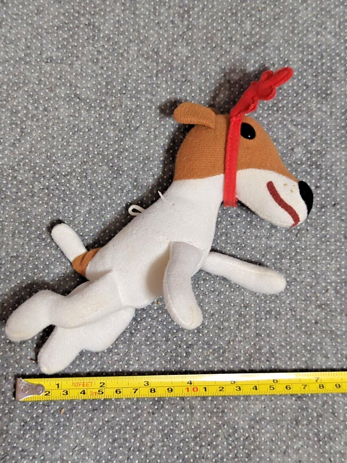 Vtg 1998 Olive The Other Reindeer Ornament Dog Plush Siebold_EUC, No Box or Book