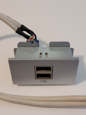 InWin / AOpen PC Case Front Panel PCB Port Assembly: 2x USB 2.0 w/ Cable 
