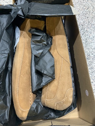 NEW!! UGG Men's Ascot Suede Slipper, Chestnut, SIZE 14, New In Box! 5775 M / CHE