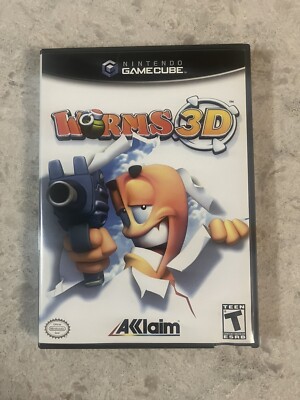 Worms 3D (Nintendo GameCube, 2004) CIB Complete W/ Manual TESTED