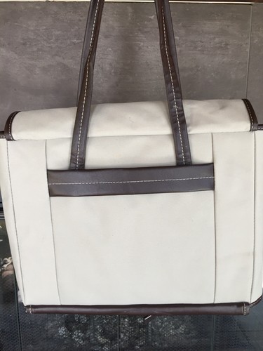 Mimi Memories in Motion Brown Pull Out Craft Tote Bag Storage Organizer