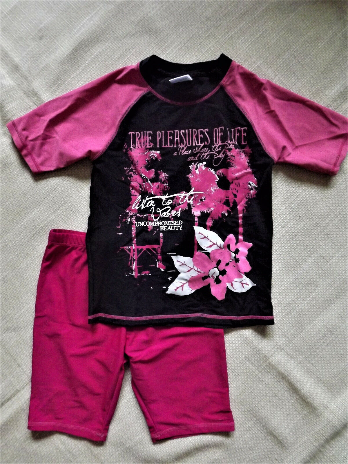 Shirt Hose Anzug UV Schutz Bekleidung Kinder Mädchen Größe 110/116