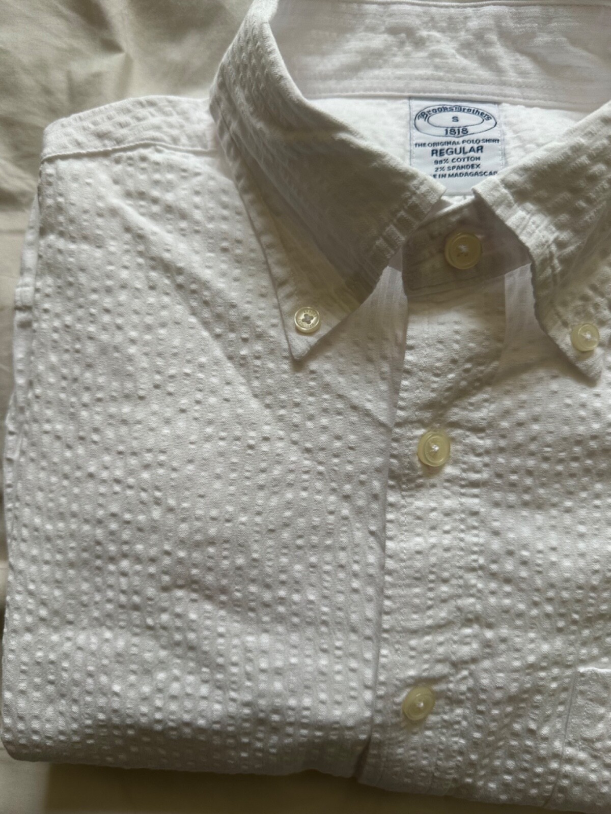 トップス ballsy brothers seersucker check shirt ballsy brothers seersucker check shirt - メルカリ