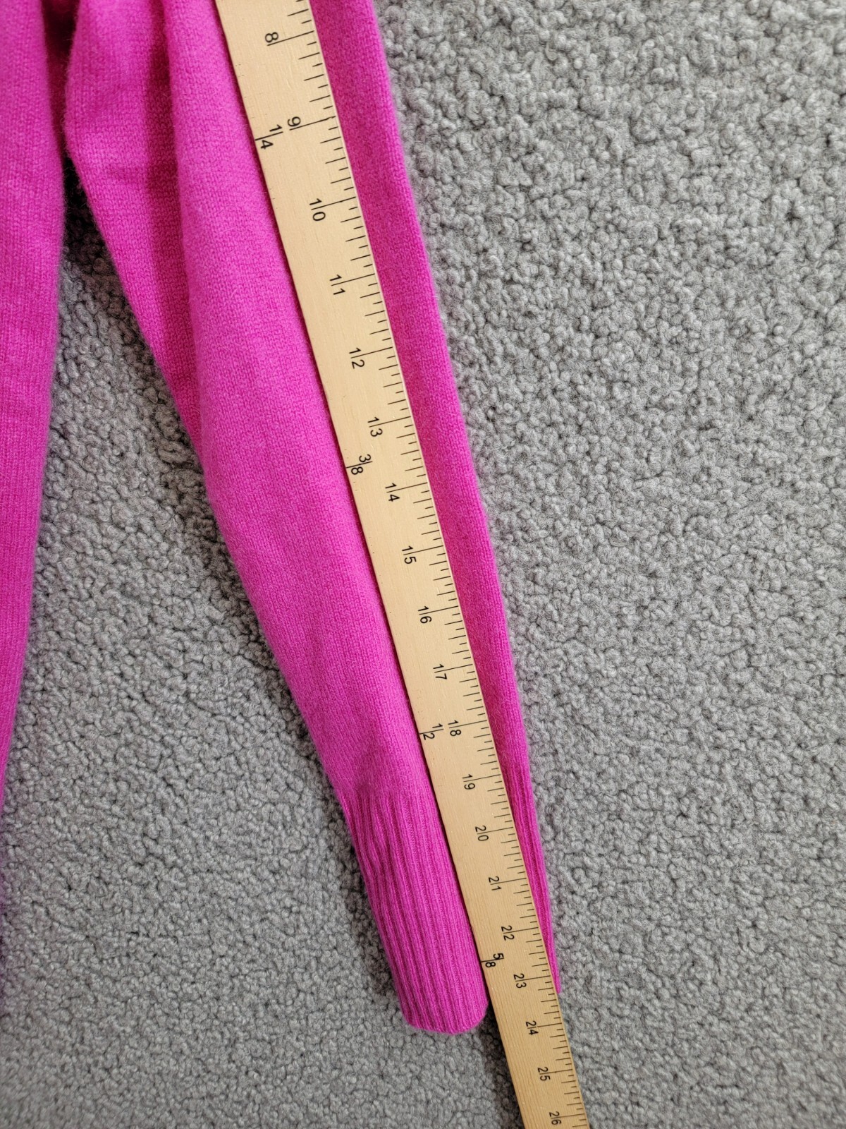 C by Bloomingdale's Cashmere Grandfather Cardigan Women's S Cherry Blossom L/S - Picture 4 of 16