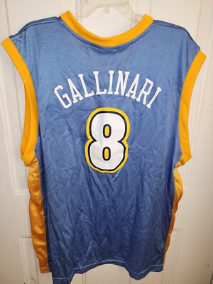 Adidas NBA Jersey Denver Nuggets Danilo Gallinari Light Blue sz XL