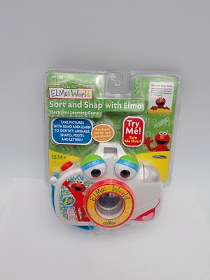 Elmos World Camera Toy Sort And Snap With Elmo Electronic Learning Game 2007