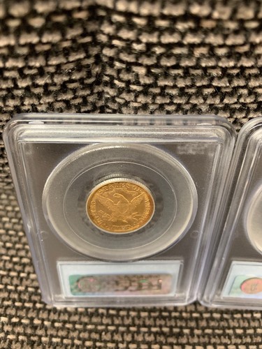 2- PCGS MS62 1881 $5 Liberty Gold Coins.!! Choice BU.!! Free Shipping.