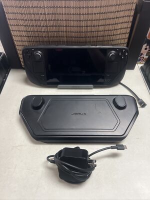 Valve Steam Deck 256GB LCD Handheld System Black Great Condition W Case Charger