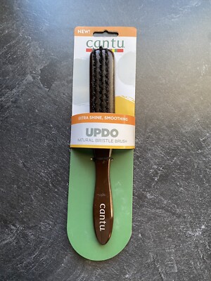 Cantu Narrow Wood Updo Bristle Hair Brush - Brown New