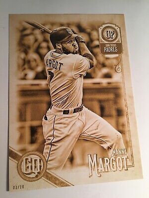 2018 Topps Gypsy Queen Jumbo 5x7 Manny Margot Padres 214 Gold 03/10 