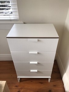 Ikea Trysil Chest Of 4 Drawers White Dressers Drawers