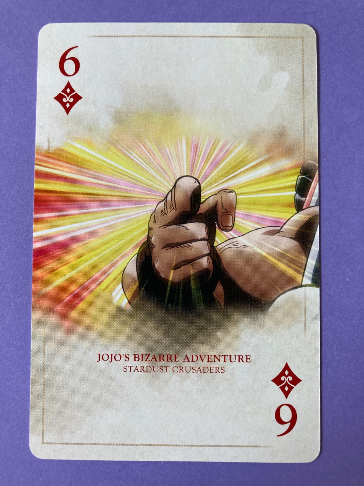 JOJO'S トランプ ZZ Dia 6 JoJo's Bizarre Adventure Playing Card Trump