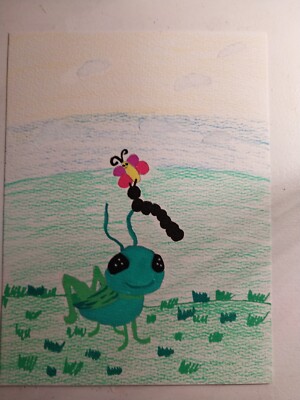 GAT PAINTINGS IMPRESSIONISM ORIGINAL COLLECTIBLE WHIMSICAL LANDSCAPE & ANIMALS
