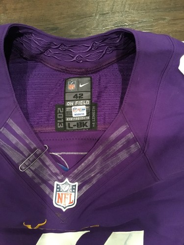 Minnesota Vikings Mistral Raymond Game Worn Jersey