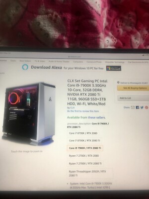 computer Desktop Windows 10 CLX Cybertron