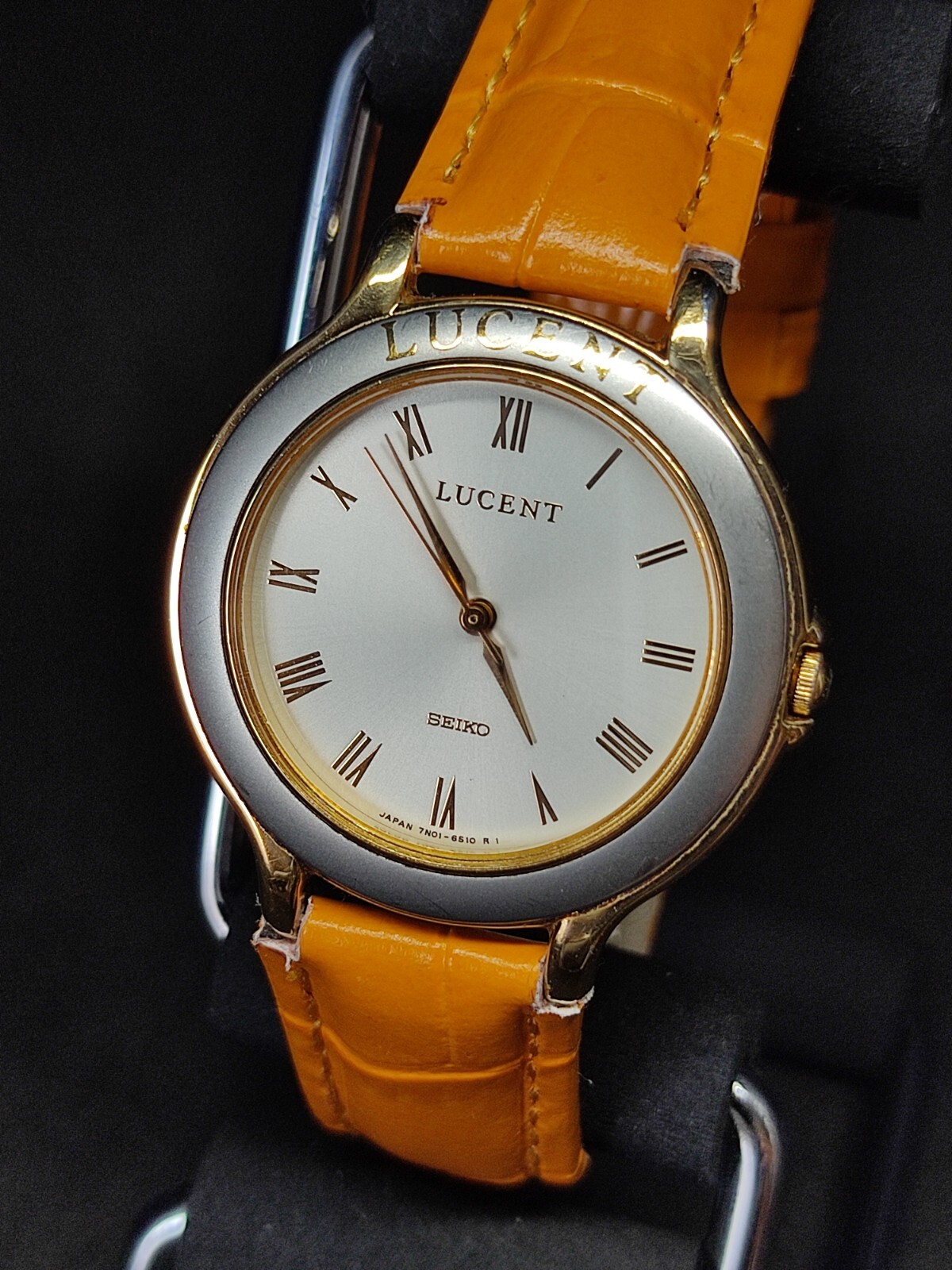EX SEIKO LUCENT 7N01-6160 Quartz Wristwatch, Working