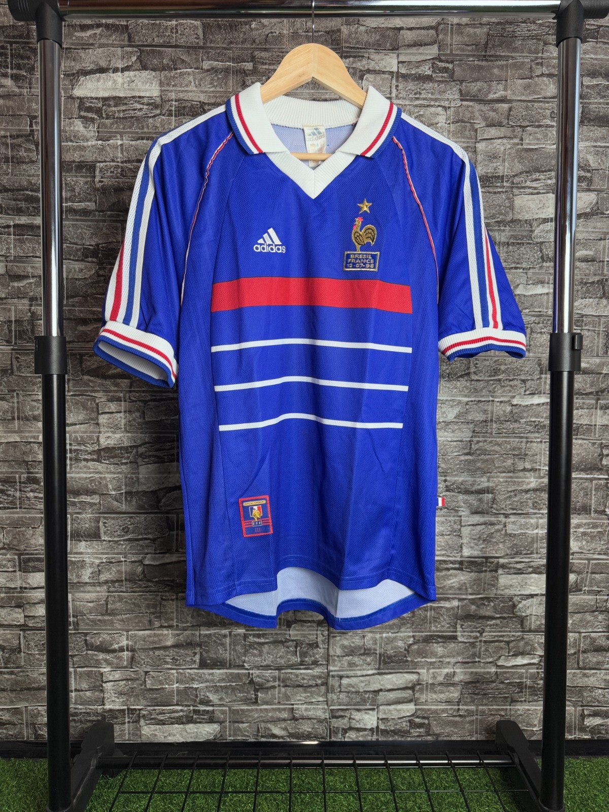 【希少】France World Cup 1998 サッカーシャツ フランス代表 France FIFA World Cup Final 1998 Henry #12 Soccer Football