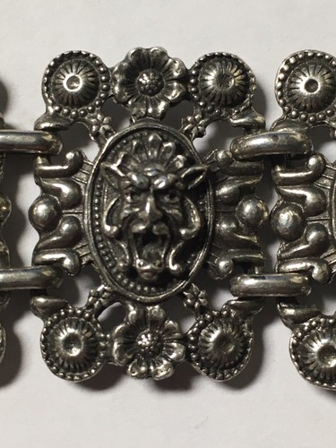 Vintage Dexter Wilson Gothic Victorian Revival Harpy Satyr Mythical Bracelet 7.5