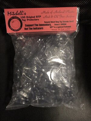 Two 100 Count Bags  Original BTP  Beanie / Boo  Tag Protectors. FREE SHIPPING!