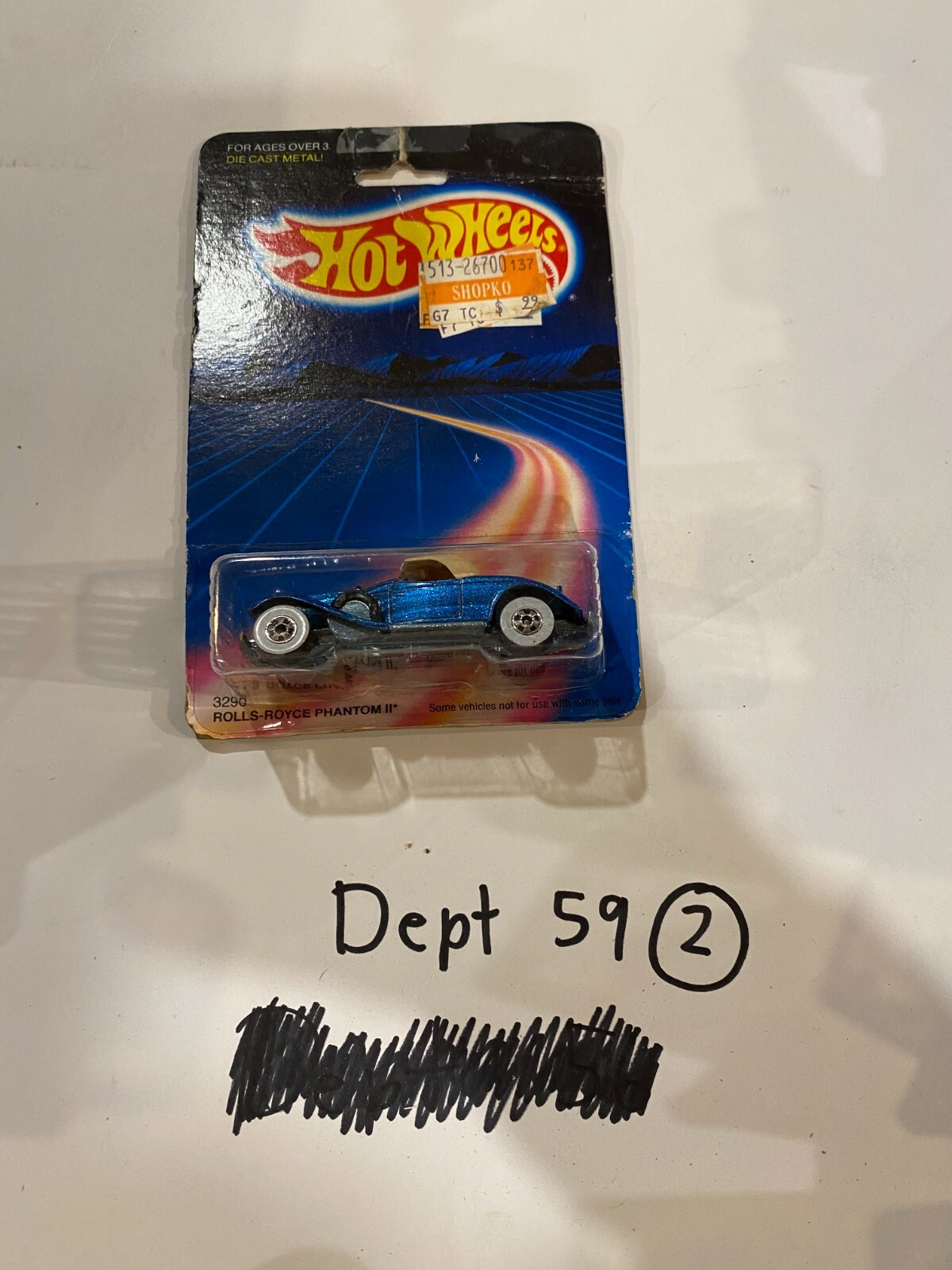 Hot Wheels Rolls-Royce Phantom II Foreign #3290 New NRFP