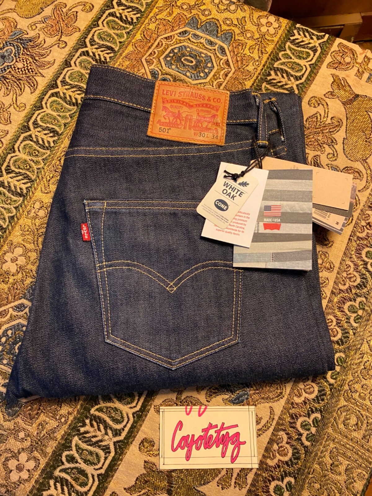 Levi's リーバイス501CT WHITE OAK CONE DENIM リーバイス 501 CT